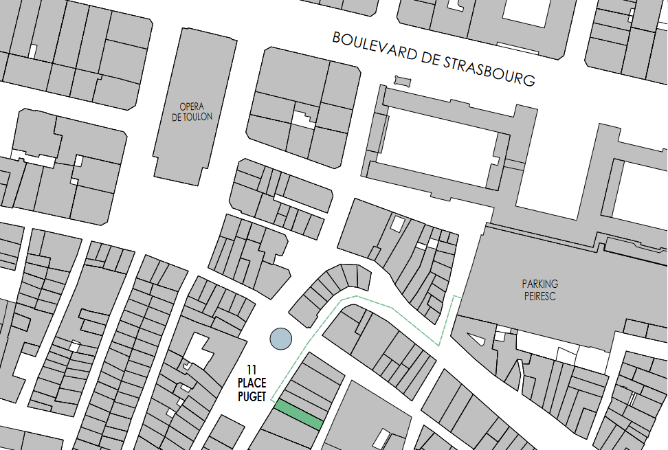 plan d'accs pommier de santi architecte